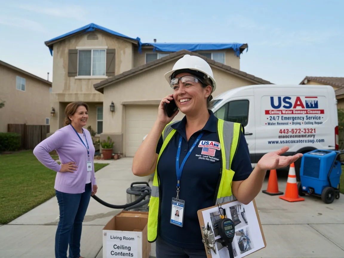 Ceiling Water Damage Restoration Tovey, IL FAQs